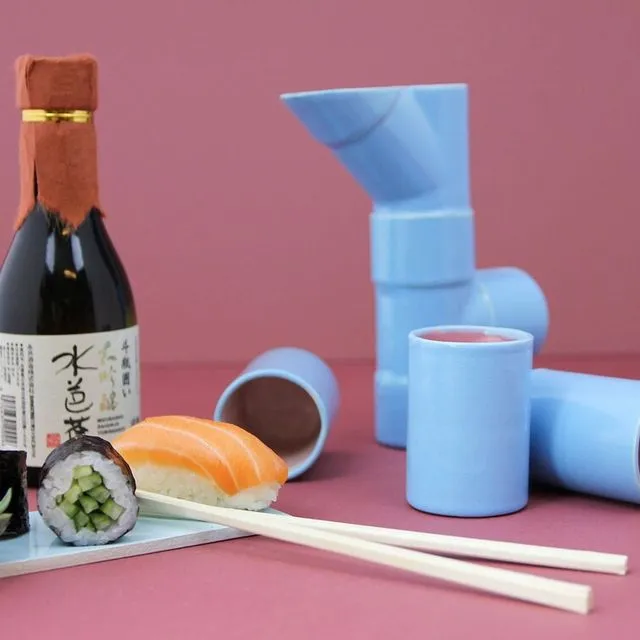 Sake set - Blue