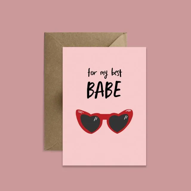 Best Babe Card (Case of 6)