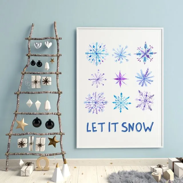 Let it Snow Framed Print