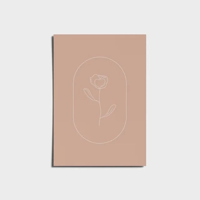 Minimalist Flower Print