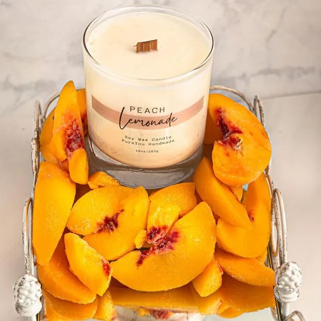Peach Lemonade Soy Wax Candle