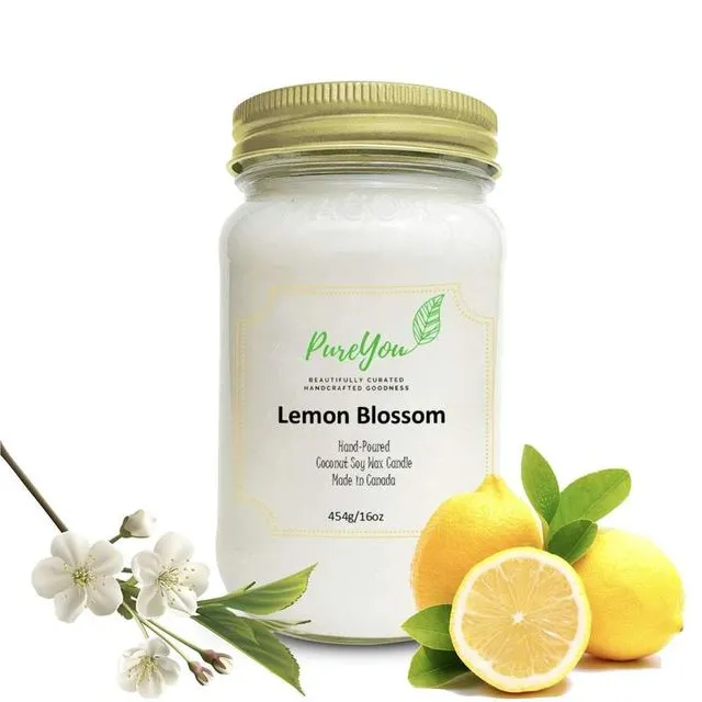Lemon Blossom Coconut Soy Wax Candle