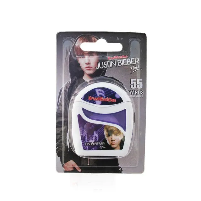 Justin Bieber 55 Yards of Waxed Mint Flavoured Dental Floss