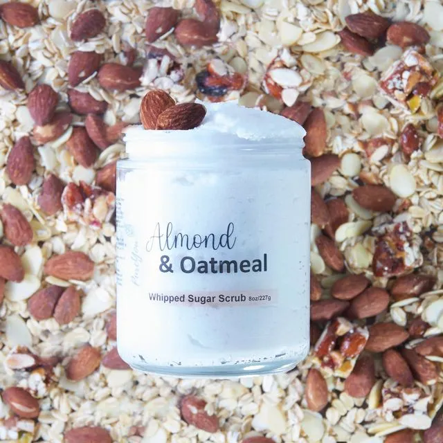 Almond & Oatmeal Whipped Sugar Scrub