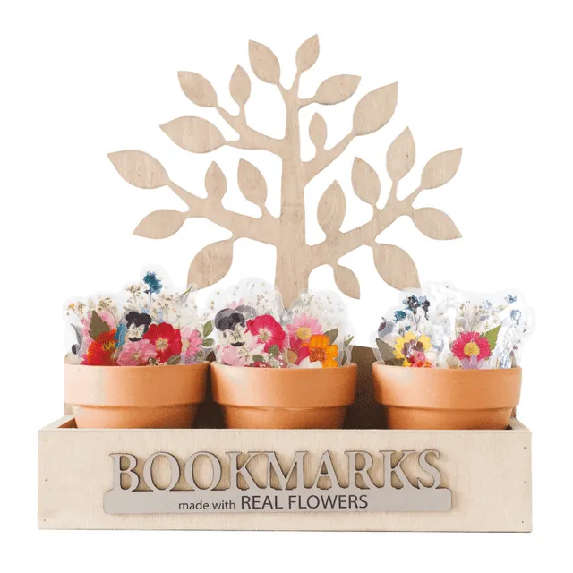 Flower Bookmark + Display