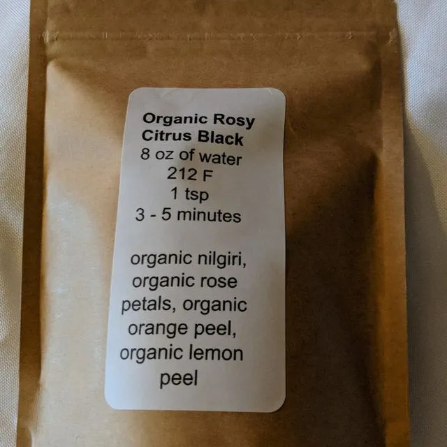 Organic Rosy Citrus Black - 2 ounces