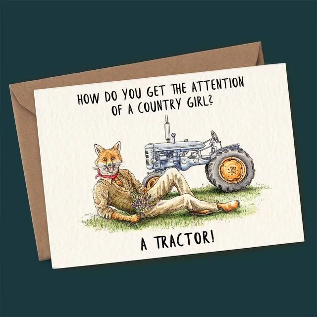 Country Girl Card - Love Card