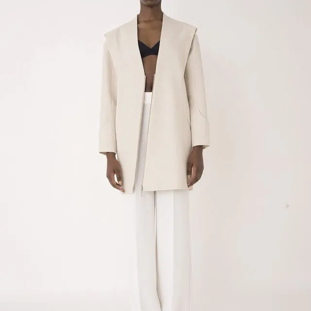 Tilottama - mid-lenght asymmetrical jacket (spring-summer 2022)