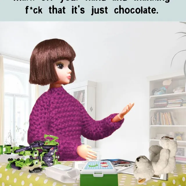 Mum - TF It's Chocolate Card (Pack of 6)