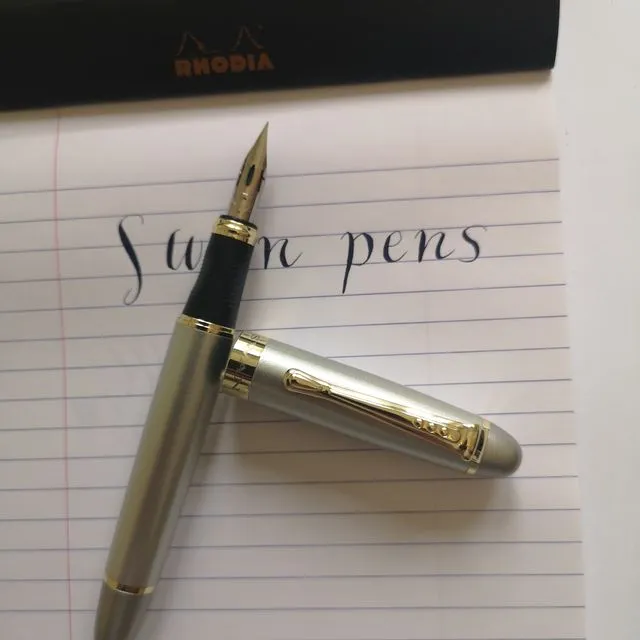 Swan SuperFlex Calligraphy Pen (Chrome nib)