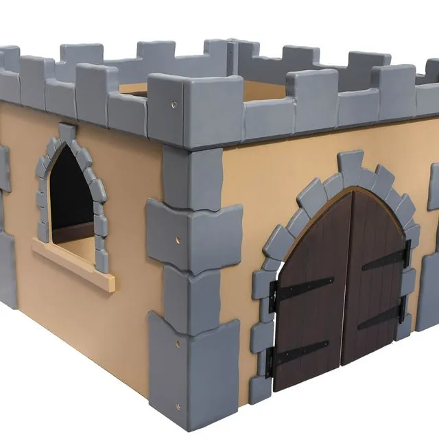 Children's Wooden Play Castle