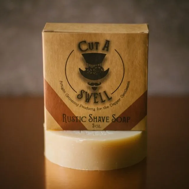 Rustic Shave Soap Pack of 4 - White Label