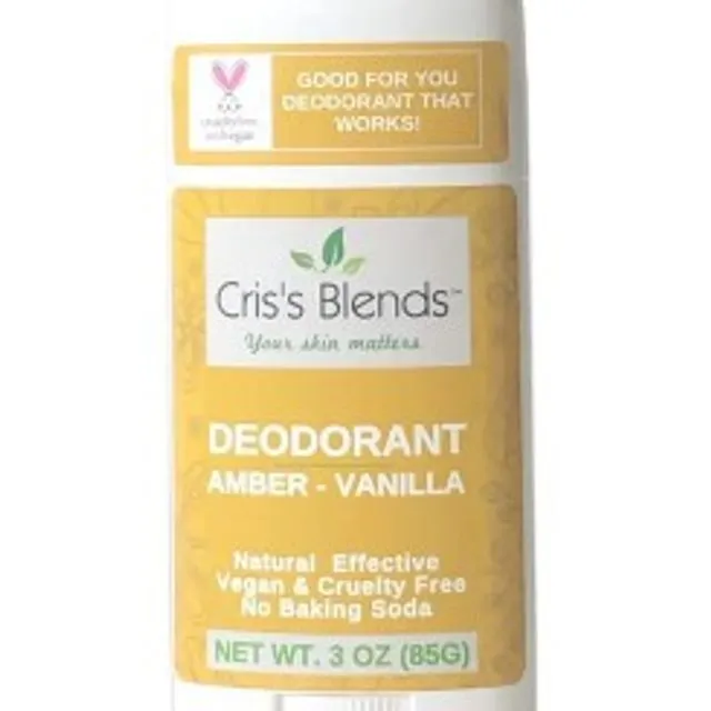 Natural Deodorant (Amber Vanilla)