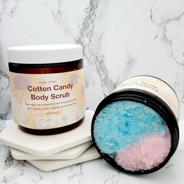 Cotton Candy Body Scrub - Pack of 10 (8oz)