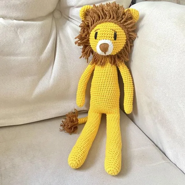Louie Lion Handmade Crochet Toy