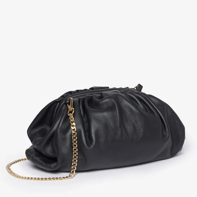 Winchester - Black pillow bag Italian Leather Handmade Handbag