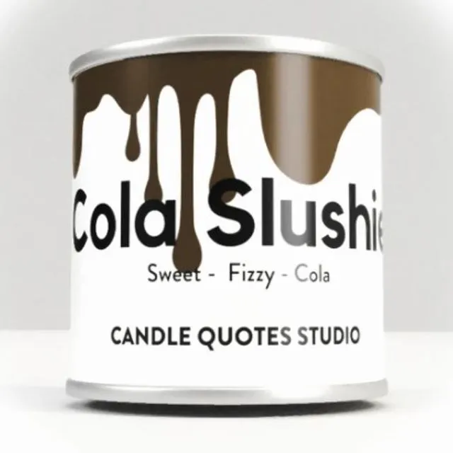 Cola Coke Slushie Woodwick Tin Scented Candle