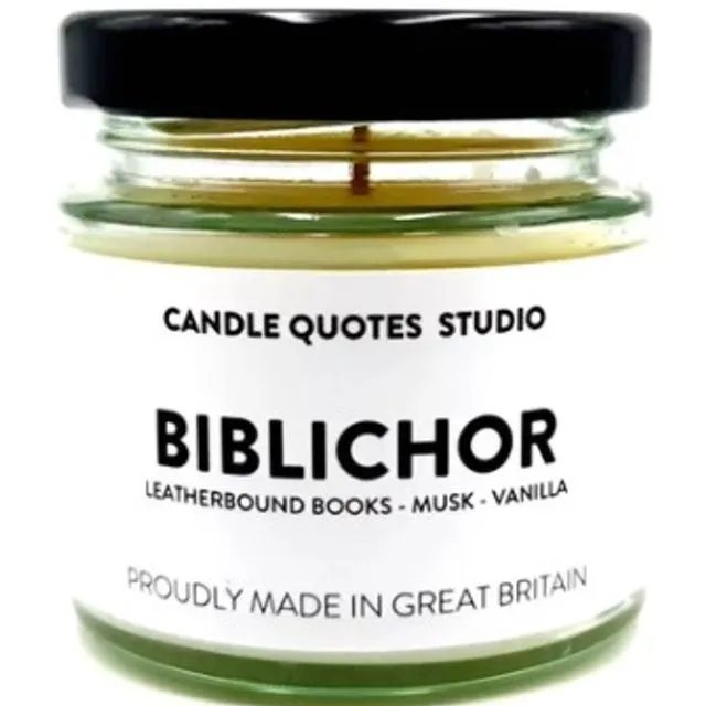 Book Lovers Inspired Scented Library Literary Candle