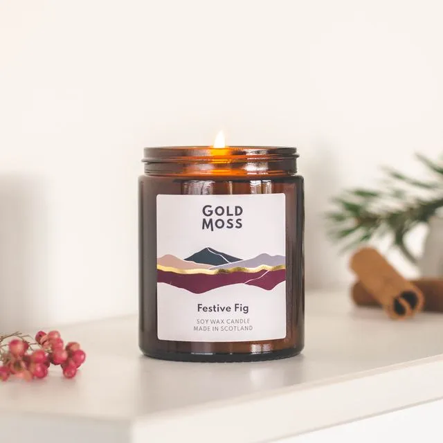 Festive Fig | Soy Wax Candle | 40 Hours