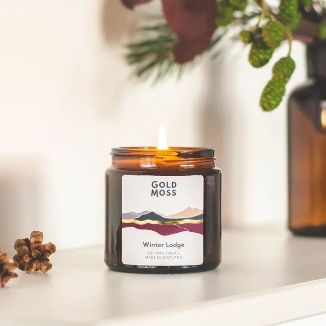 Winter Lodge | Soy Wax Candle | 25 Hours