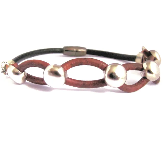 Infinity Leather bracelet