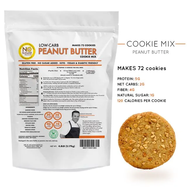 BULK - Low Carb Peanut Butter Cookie Mix