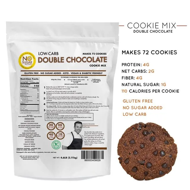 BULK - Low Carb Double Chocolate Cookie Mix