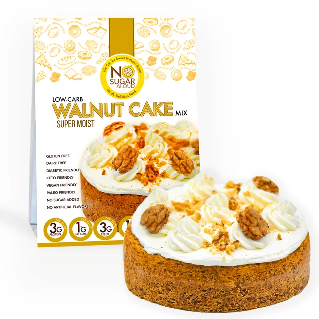 Low-Carb Walnut Cake Mix