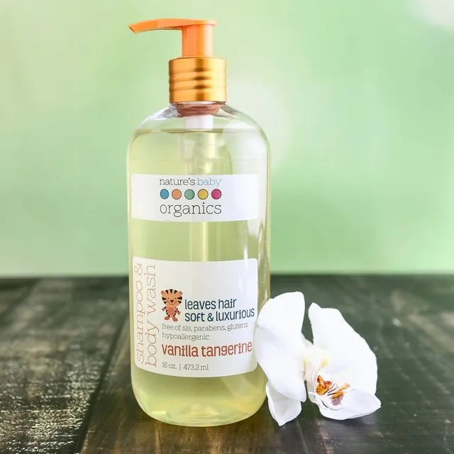 Shampoo & Body Wash Vanilla Tangerine 16 oz.
