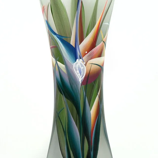 Glass table vase 7756/300/sh119