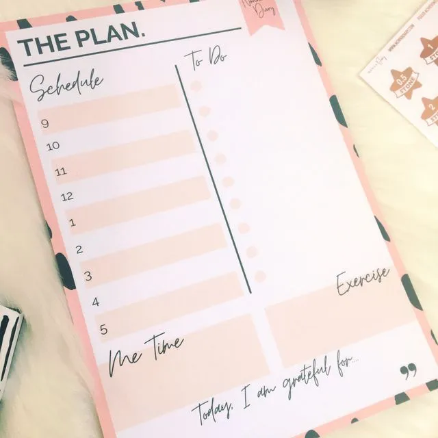 "The Plan" Notepad