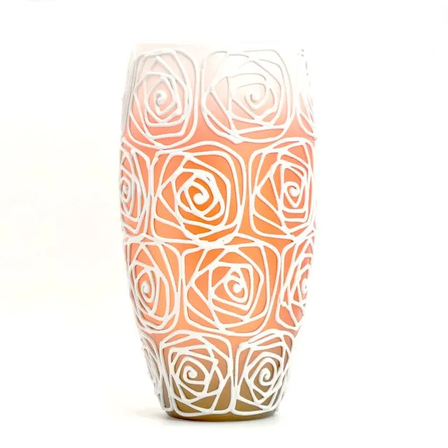Glass table vase 7518/300/sh120.1