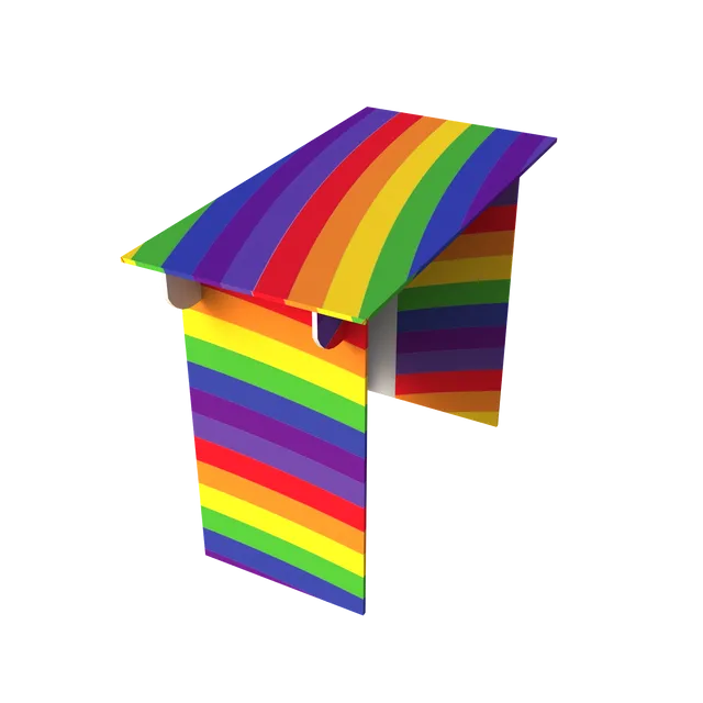 Rainbow Eco-Friendly Home Desk