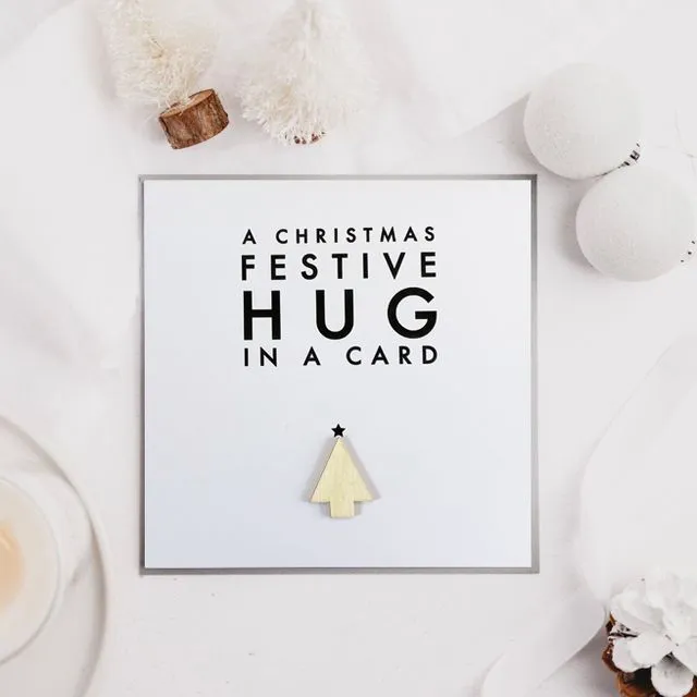 Christmas Festive Hug Card