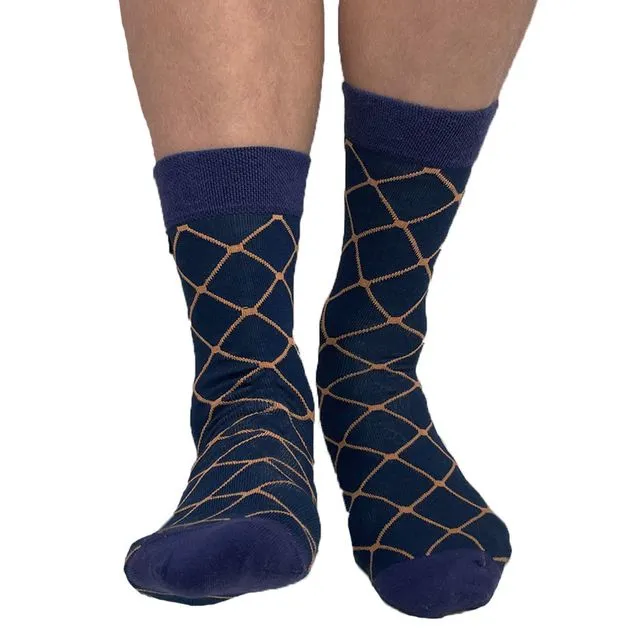 Blue Fashion Unisex Socks