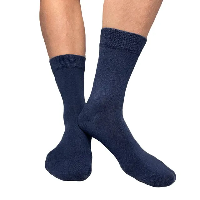Single Blue Unisex Socks