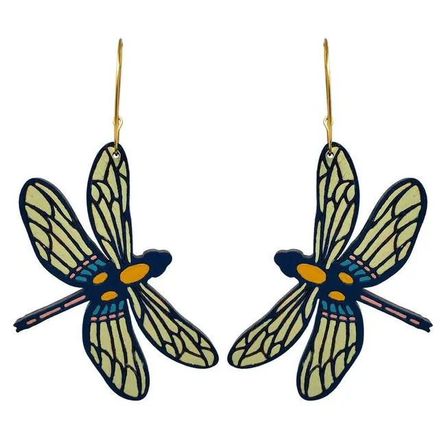70s Dragonfly Hoops