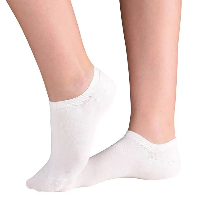 Sneaker White Unisex Socks