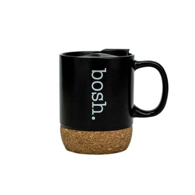 Black Cork Bosh Travel Mug
