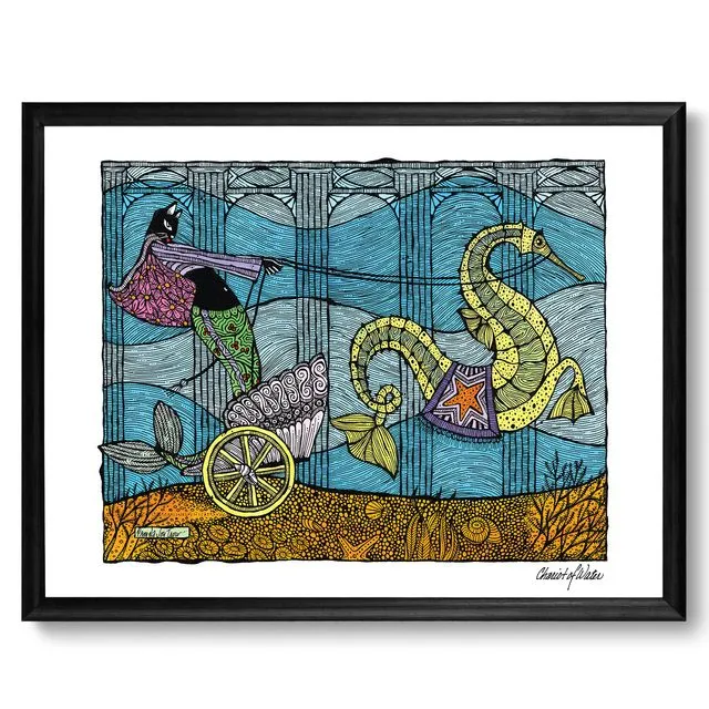 Fantasy Print-Chariot Of Water- 8x10 (Pack of 3)