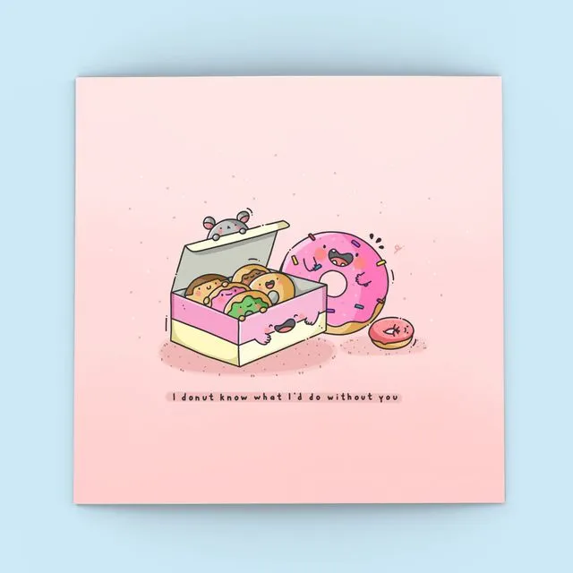 Cute Donuts Card