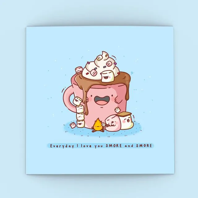 Cute Marshmallow Card