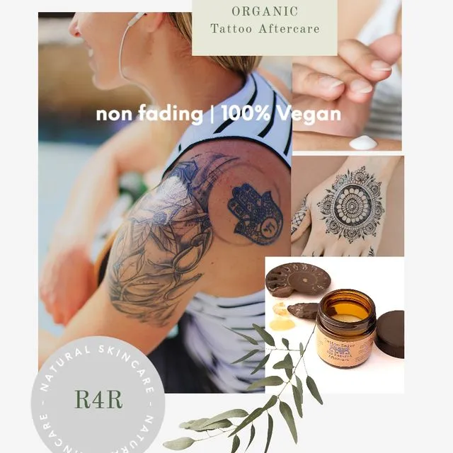 R4R Tattoo Salve | All Natural & Organic Tattoo Aftercare