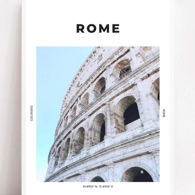 Rome 'Colosseo' Print