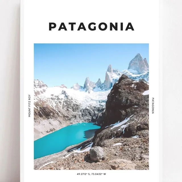 Patagonia 'Mount Fitz Roy' Print