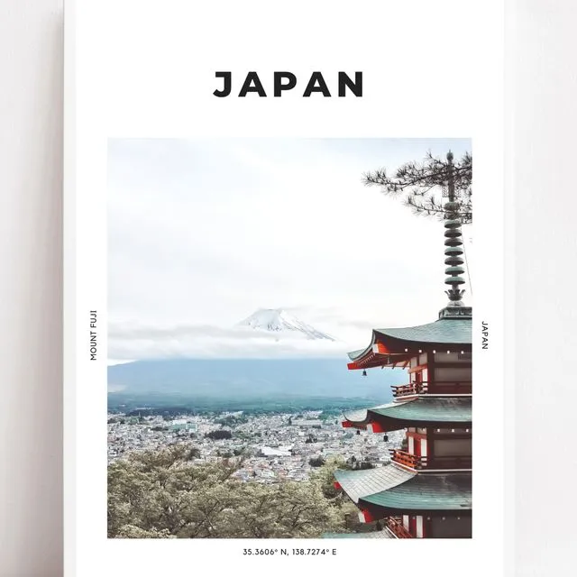 Japan 'Morning At Mount Fuji' Print