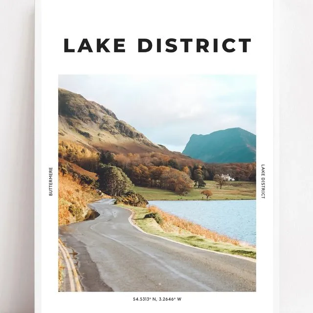 Lake District 'Beauty On The Winding Road' Print