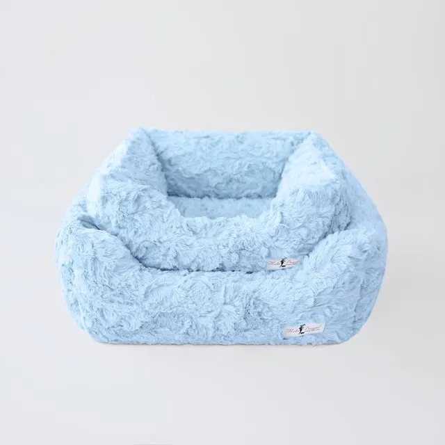Bella Dog Bed: Baby Blue (Small)