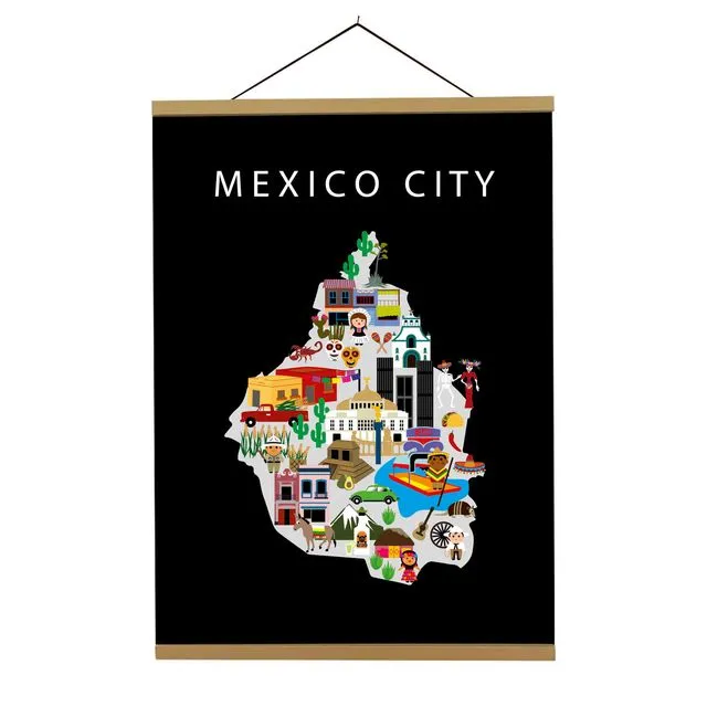 Map of Mexico City