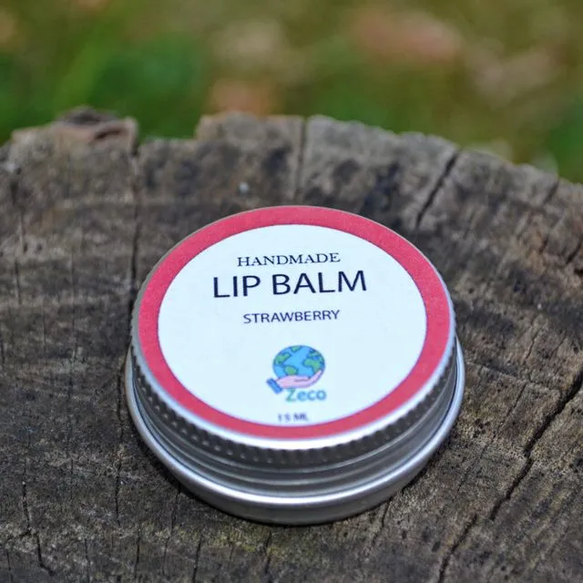 Strawberry lip balm (15ml)